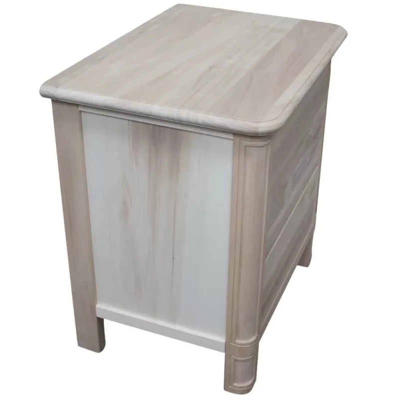 comodino classico 3 cassetti legno grezzo 59x42x61 (3201) - Mobili 2G