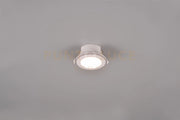ARGUS FARETTO DA INCASSO LED  1W-4W 350lm, 3000K ROTONDO BORDO BIANCO + FUNZIONE RGB D. 8,2CM DIMMERABILE