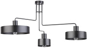 Plafoniera moderna nera Vasco 3xE27 Sigma Lighting