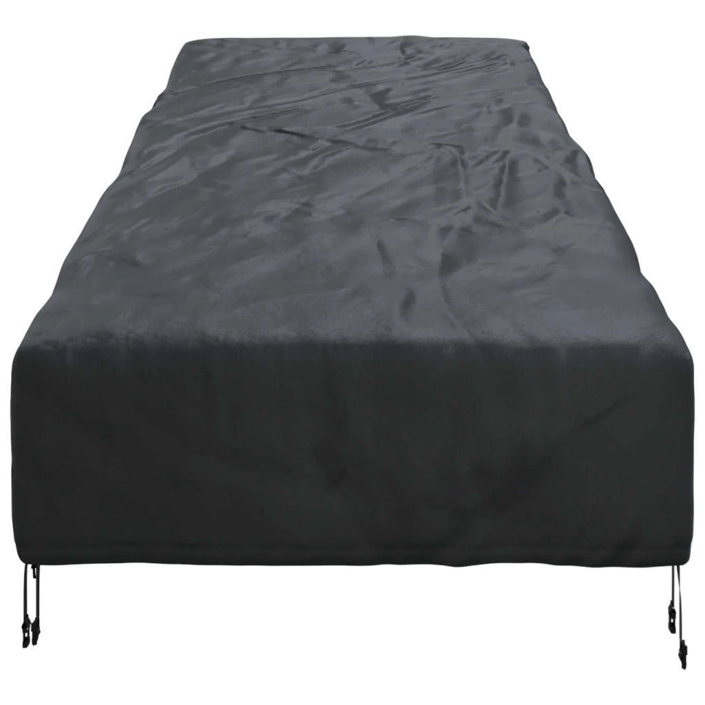 Copertura per mobili da esterno Nero 203 x 81 x 63 cm