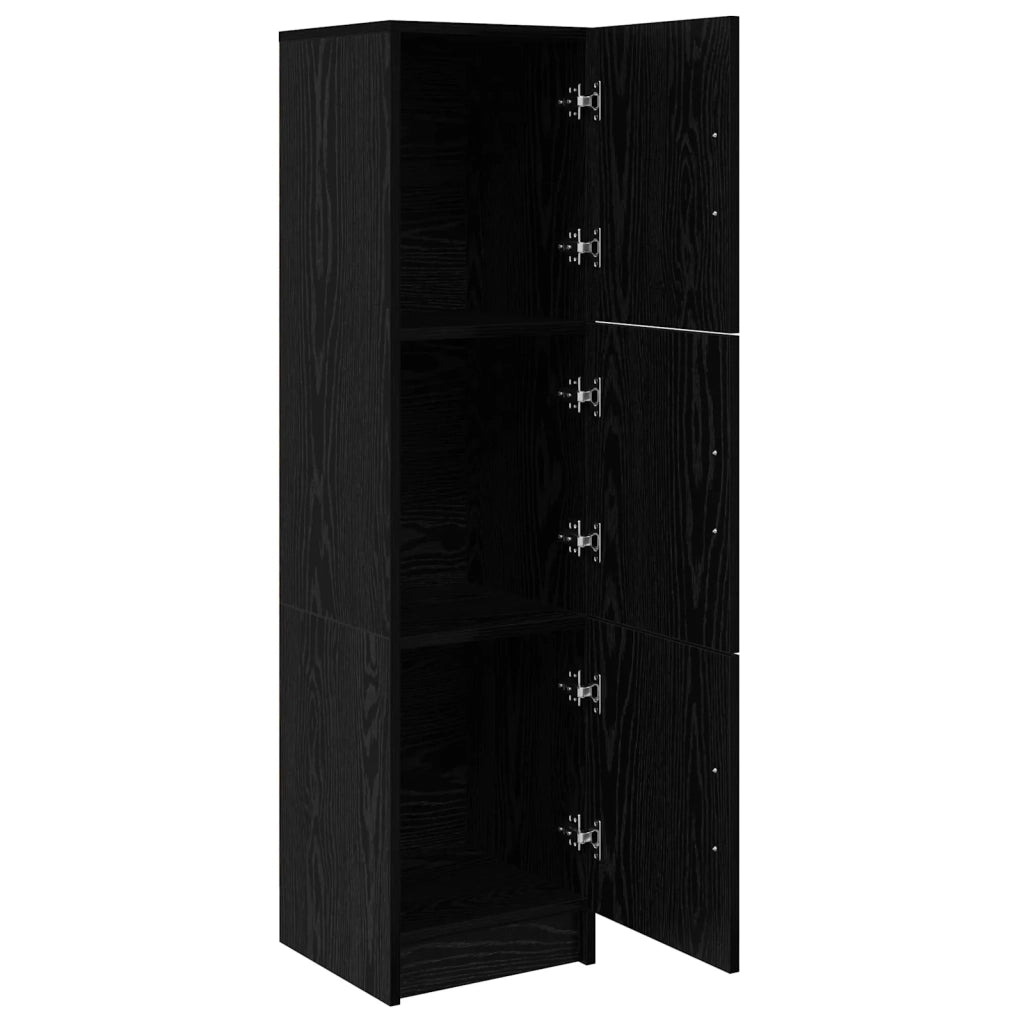 Credenza Rovere Nero 31.5 x 32 x 122.5 cm 869347