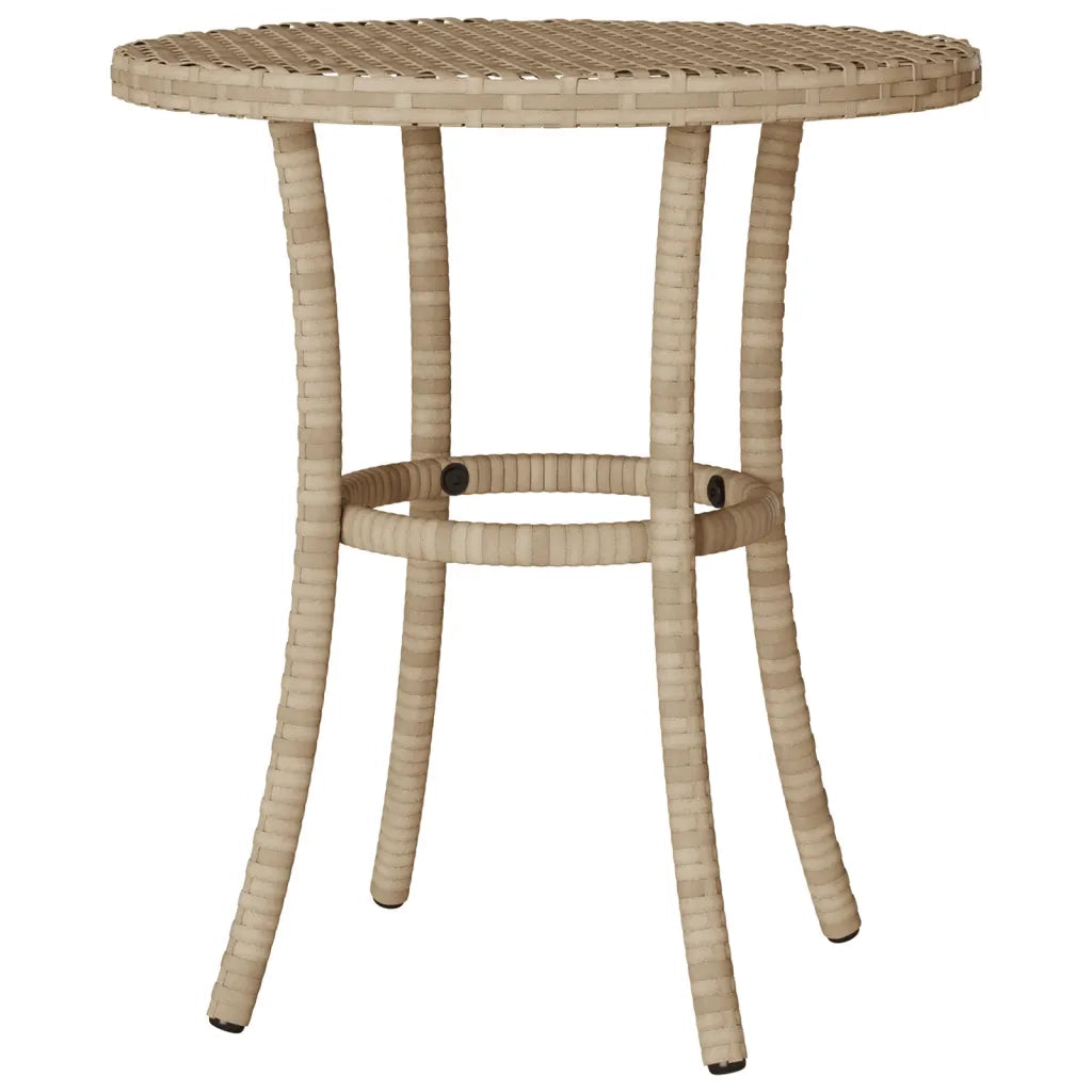 Set da Bistrò 3 pz con Cuscini Beige Misto in Polyrattan 365205