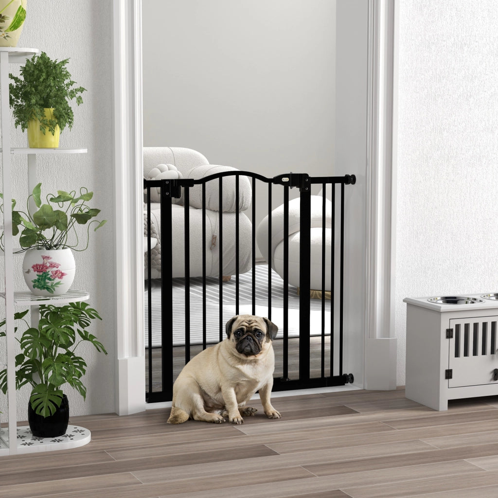 Barriera per Cani Regolabile ¨C Zephmum ¨C Nero 74-87 cm
