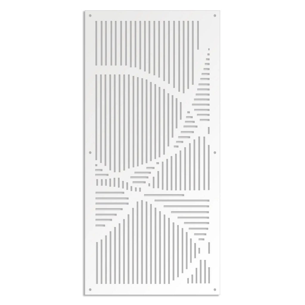 ROUTE - Pannello in PVC traforato - Parasole Colore: nero, Misura: 50x150 cm