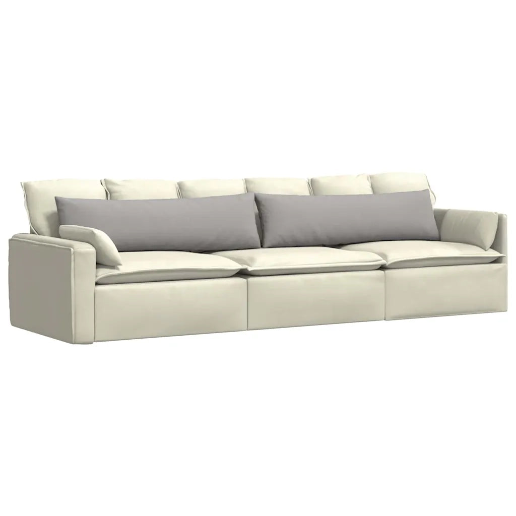 Cuscini da Divano 2 pcs Grigio Nuvola 145 x 40 cm Tessuto 42013838