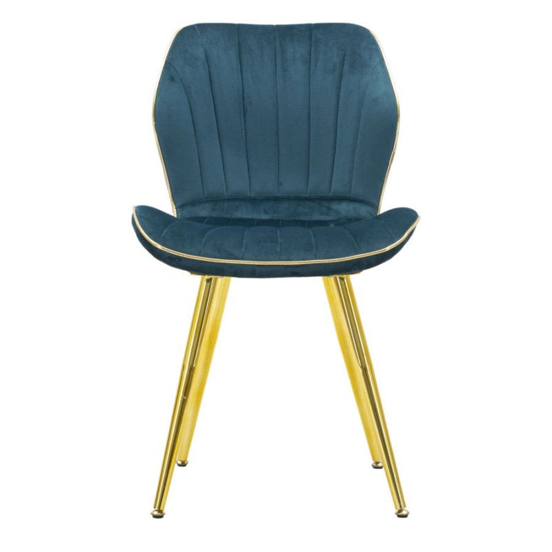 Sedia Paris Space Ottanio /gold Set 2 Pz cm 46x58x77