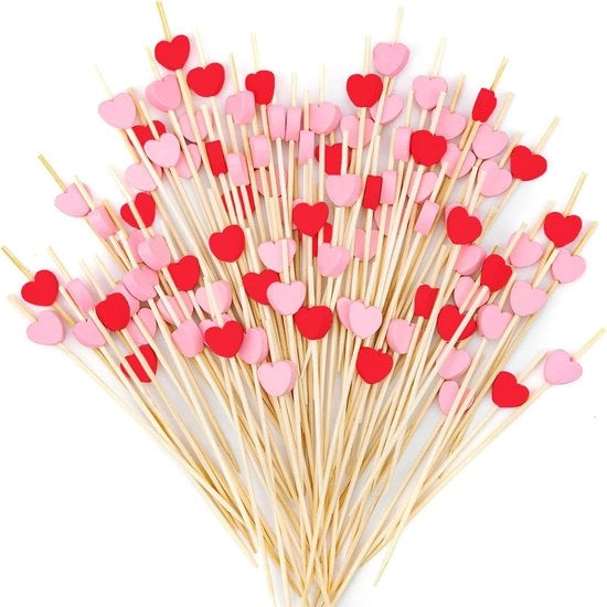 Cocktailsticchi in Bambù - Decorazione per Cocktail - Aperitivo - 200 Pezzi - 12 cm di Lunghezza
