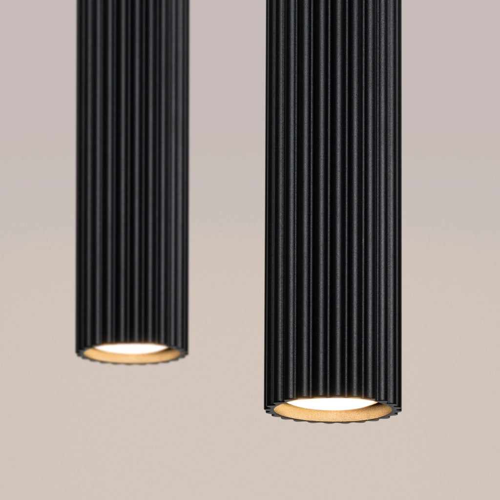Lampada a sospensione KARBON 2 nero