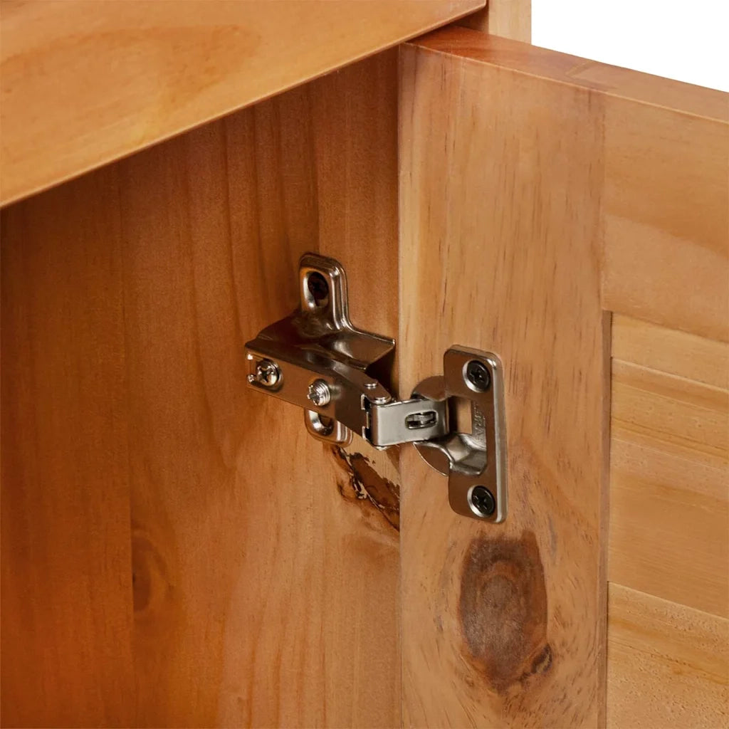 Set di mobili per il bagno con porta VIGO 3 pcs Marrone miele 3328543