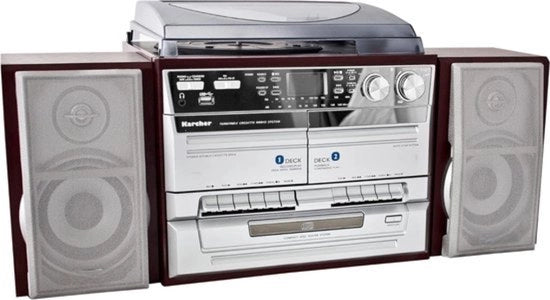Sistema stereo con lettore di dischi