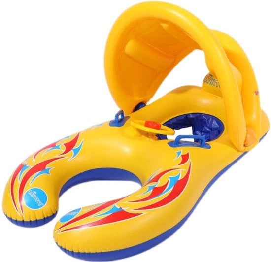Zwem Trainer per Bambini con Cappuccio Anti-UV e Ring per il Bagno