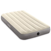 Intex 64101 Dura-Beam Single-High Materasso Gonfiabile Singolo Fiber-Tech 99x191x25 cm 136 Kg colore Crema
