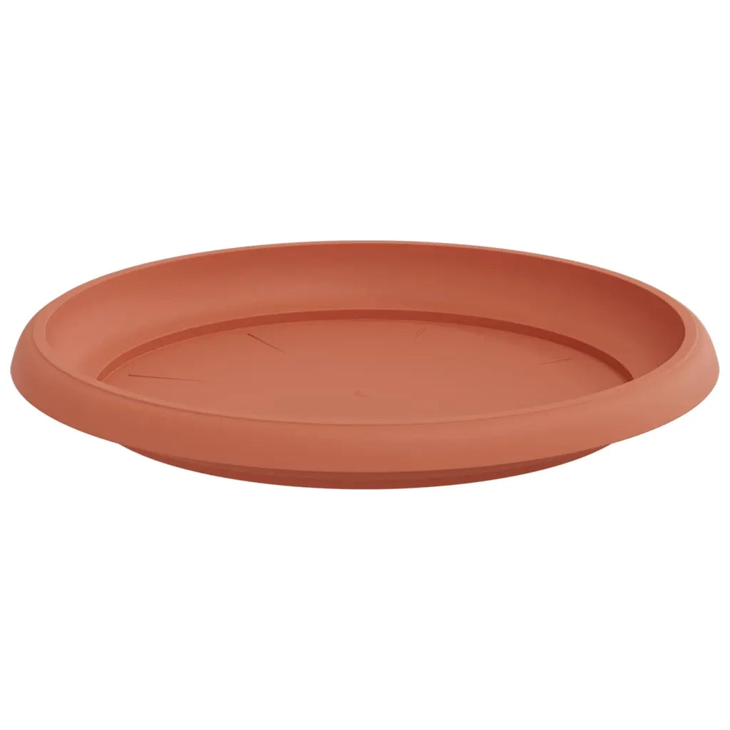 Vassoio Rotondo per Fiori 6 pcs Rosso Mattone Ø 21,5 x 2,5 cm 42020303