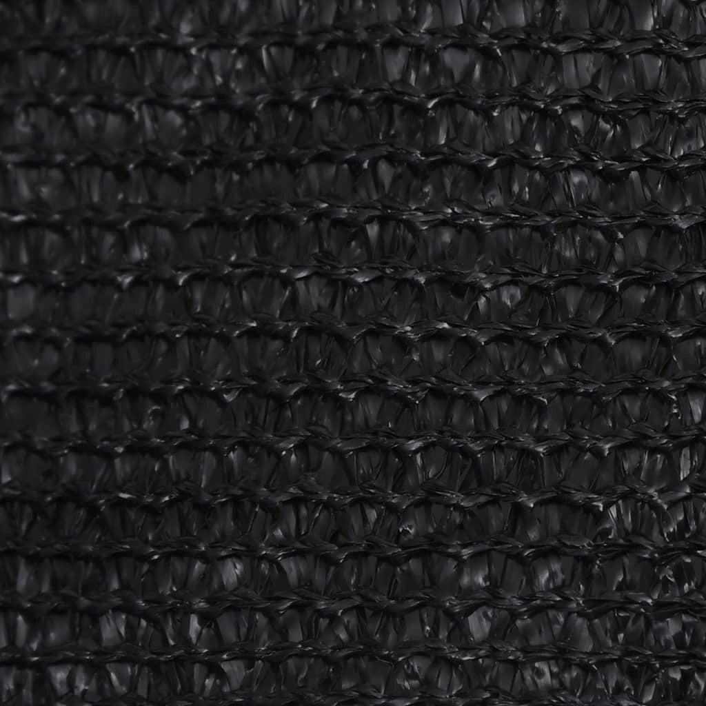 Vela ombreggiante/ombrellone 160 g/m² HDPE 3,6 x 3,6 m nero 02_0009196