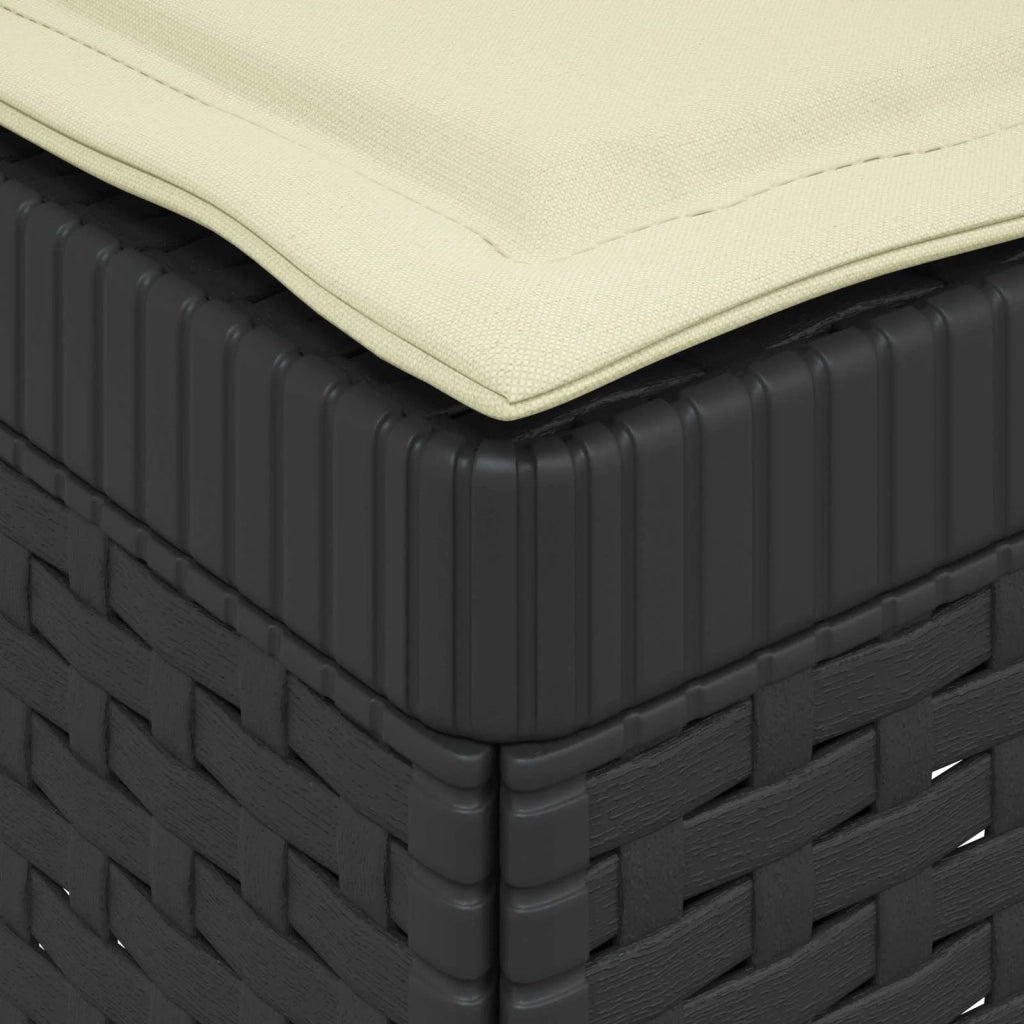 Divano da Giardino a 1 Posto con Cuscino Aspetto Rattan PP 8011780