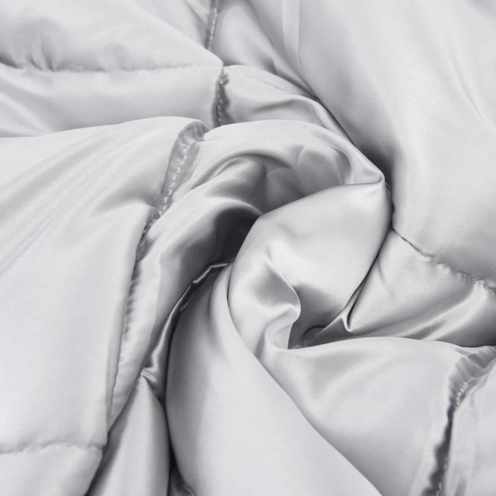 Piumone Completo Annuale Argento 135 x 200 cm Satin e Micropile 42025824