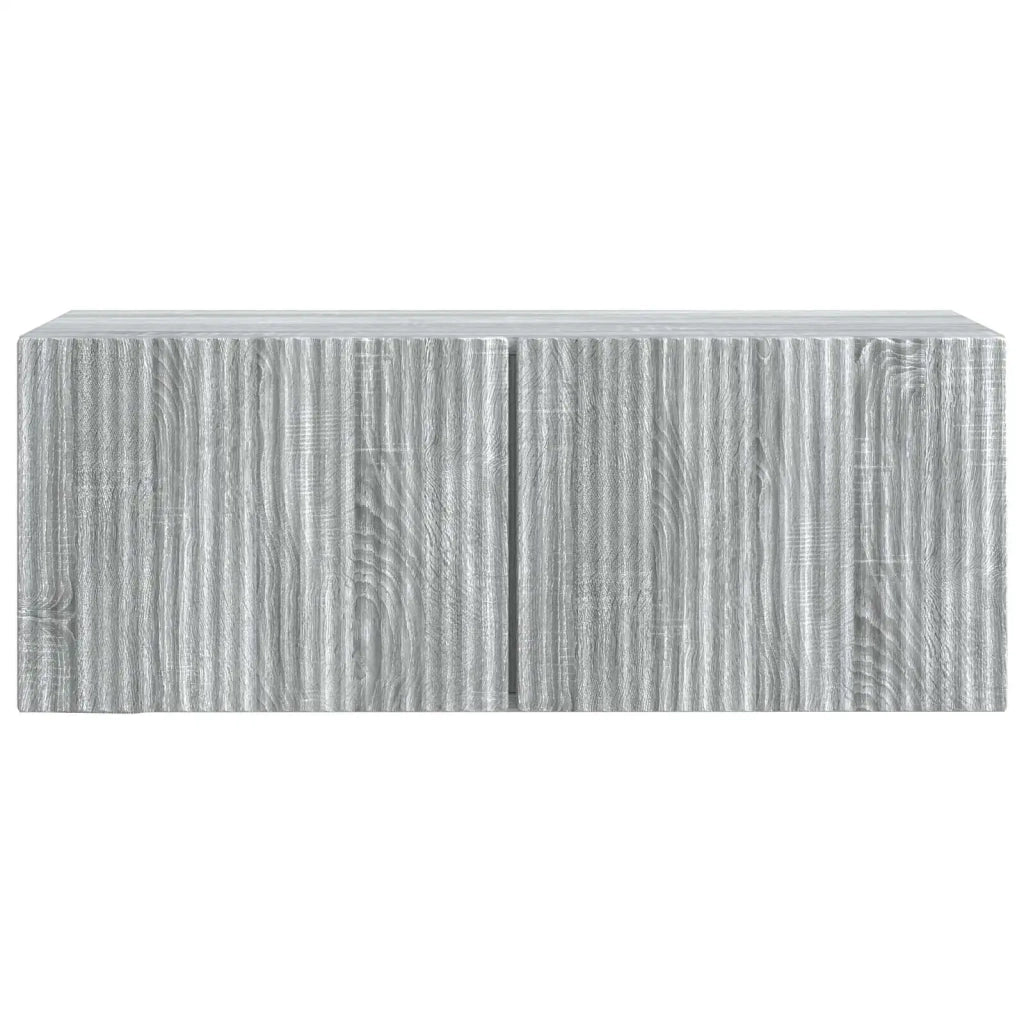 Mobile Porta TV da Muro-Credenza per TV sospesa Grigio Sonoma 78,5 x 31 x 30 cm 734570