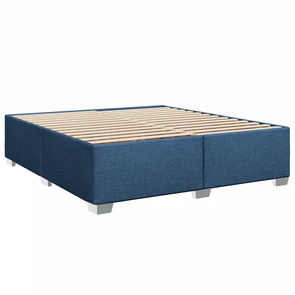 Giroletto senza Materasso Blu 200x200 cm in Tessuto 3284505