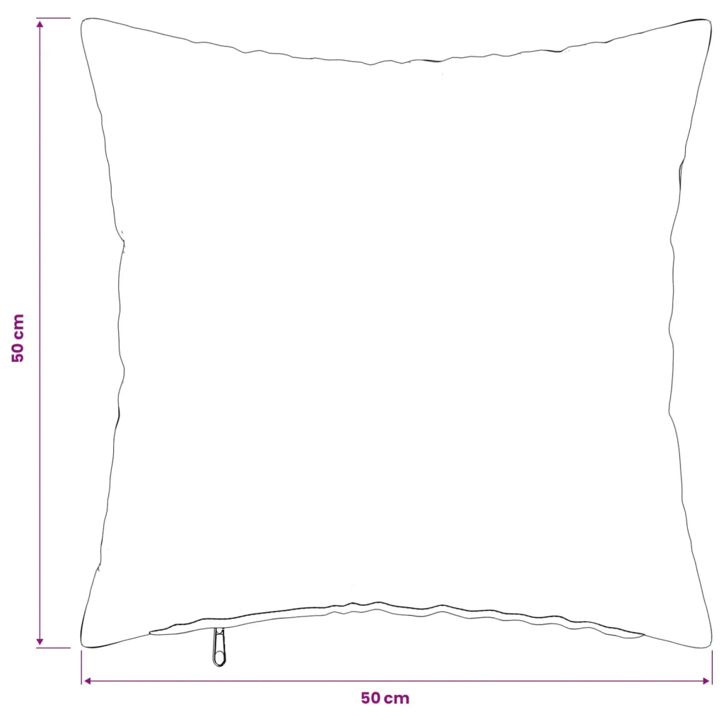 Federa 12 pcs HEERLEN Grigio Chiaro 50 x 50 cm Bouclé 910911