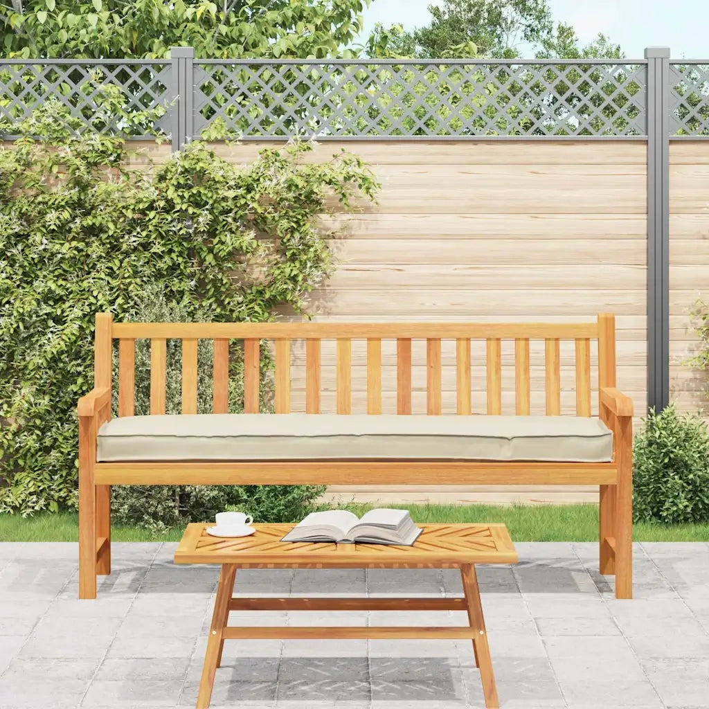 Cuscino per pallet Crema 200 x 40 x 8 cm Tessuto Oxford 42001680