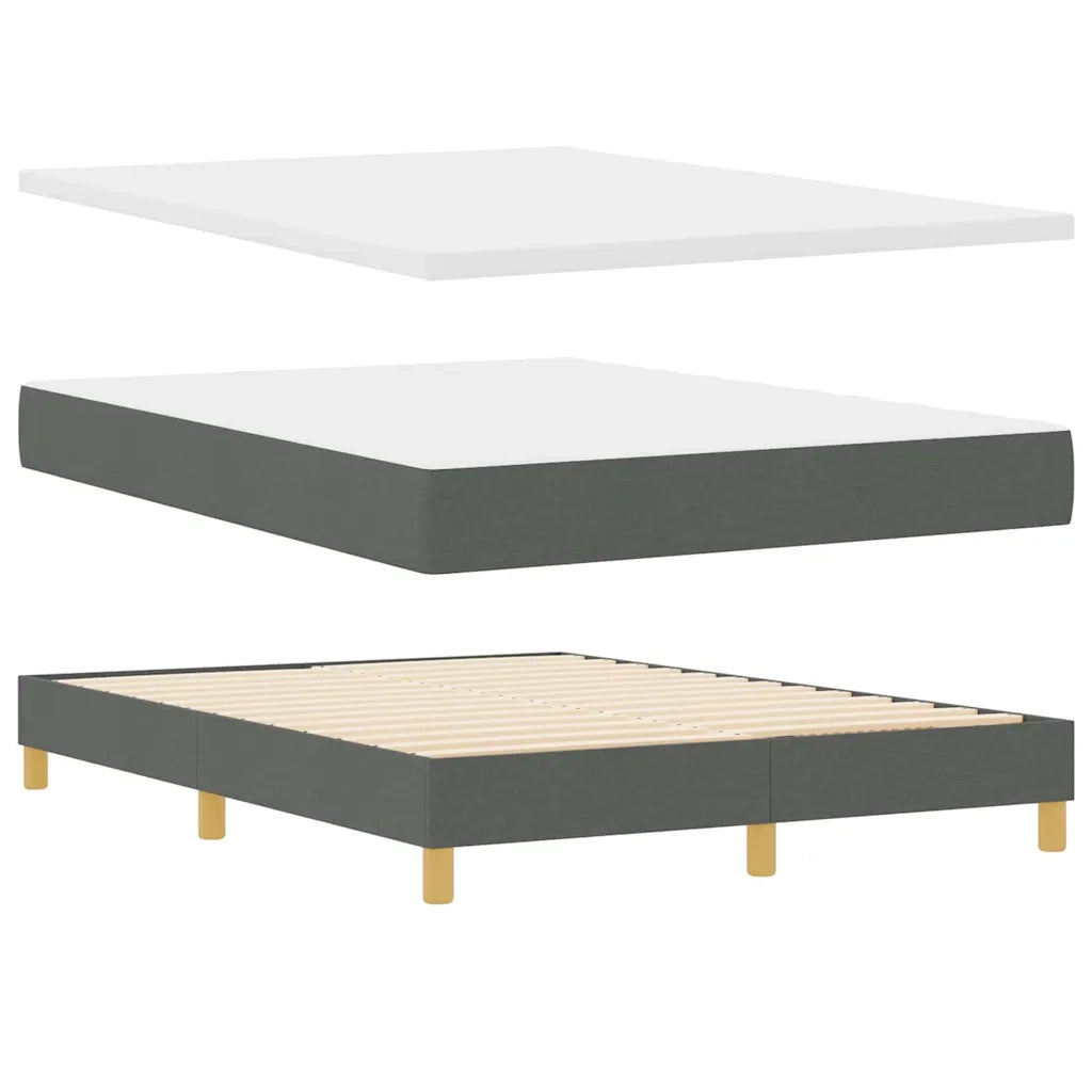 <strong>Letto a Molle< / strong> Grigio scuro 140 x 190 cm 3341350