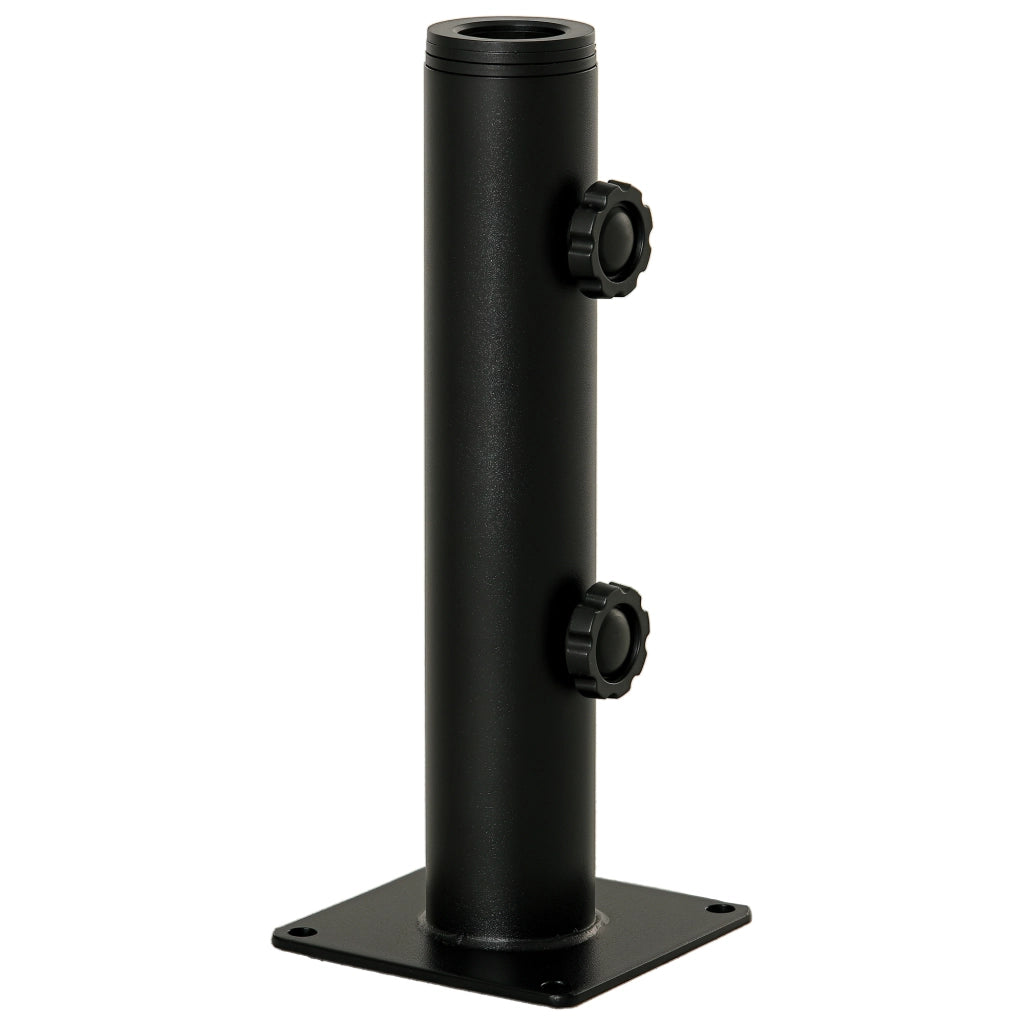 Base Parasol per Terrazzo ¨C Minimal ¨C 12x12x30 cm Nero