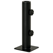 Base Parasol per Terrazzo ¨C Minimal ¨C 12x12x30 cm Nero
