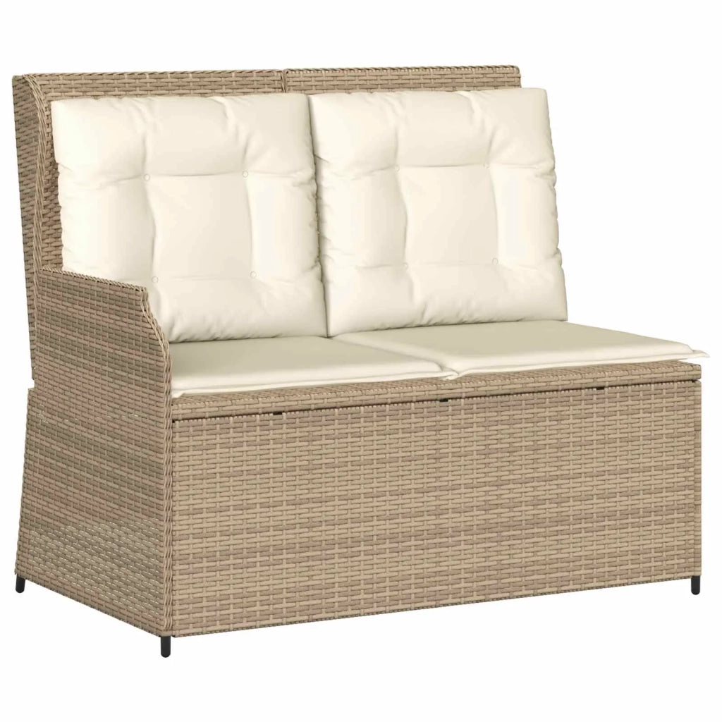 Panchina da Giardino | Panca da Giardino Beige polyrattan
