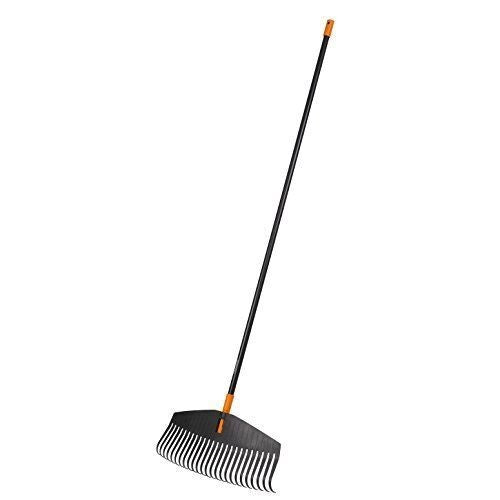 Fiskars 1003465 rastrello Rastrello con paletta per foglie Nero