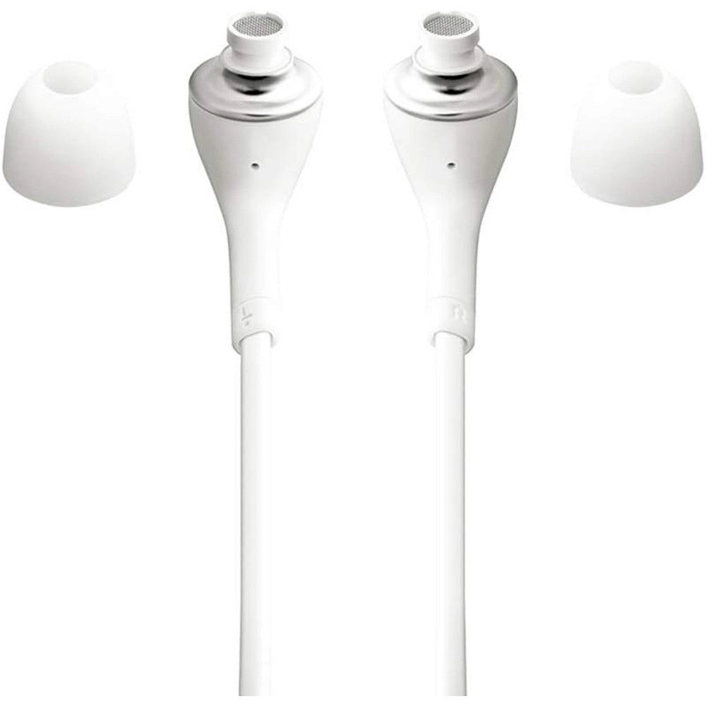 Trade Shop - Auricolari Stereo Per Samsung Galaxy A52s 5g Con Controllo Volume Microfono Bianco -