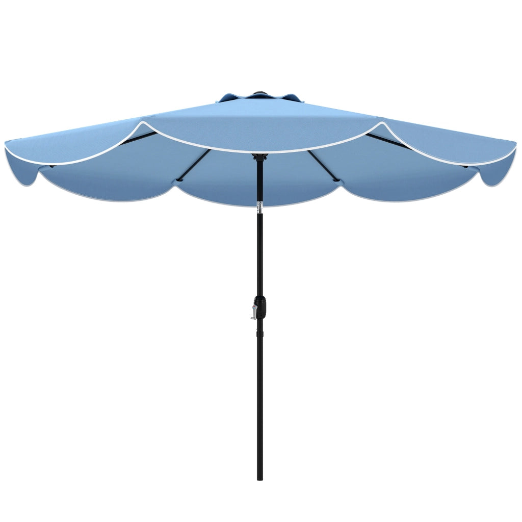 Ombrellone da Giardino ¨C Minimal ¨C Blu Celeste, ? 270 cm