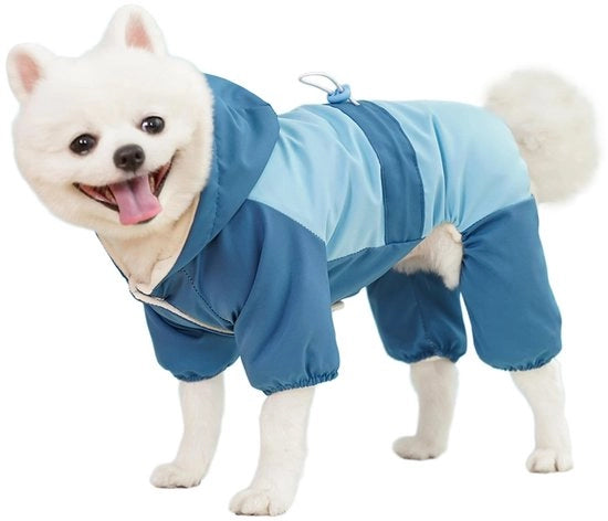 Vestito impermeabile per cani - Modello L - Materiale soffice e respirante