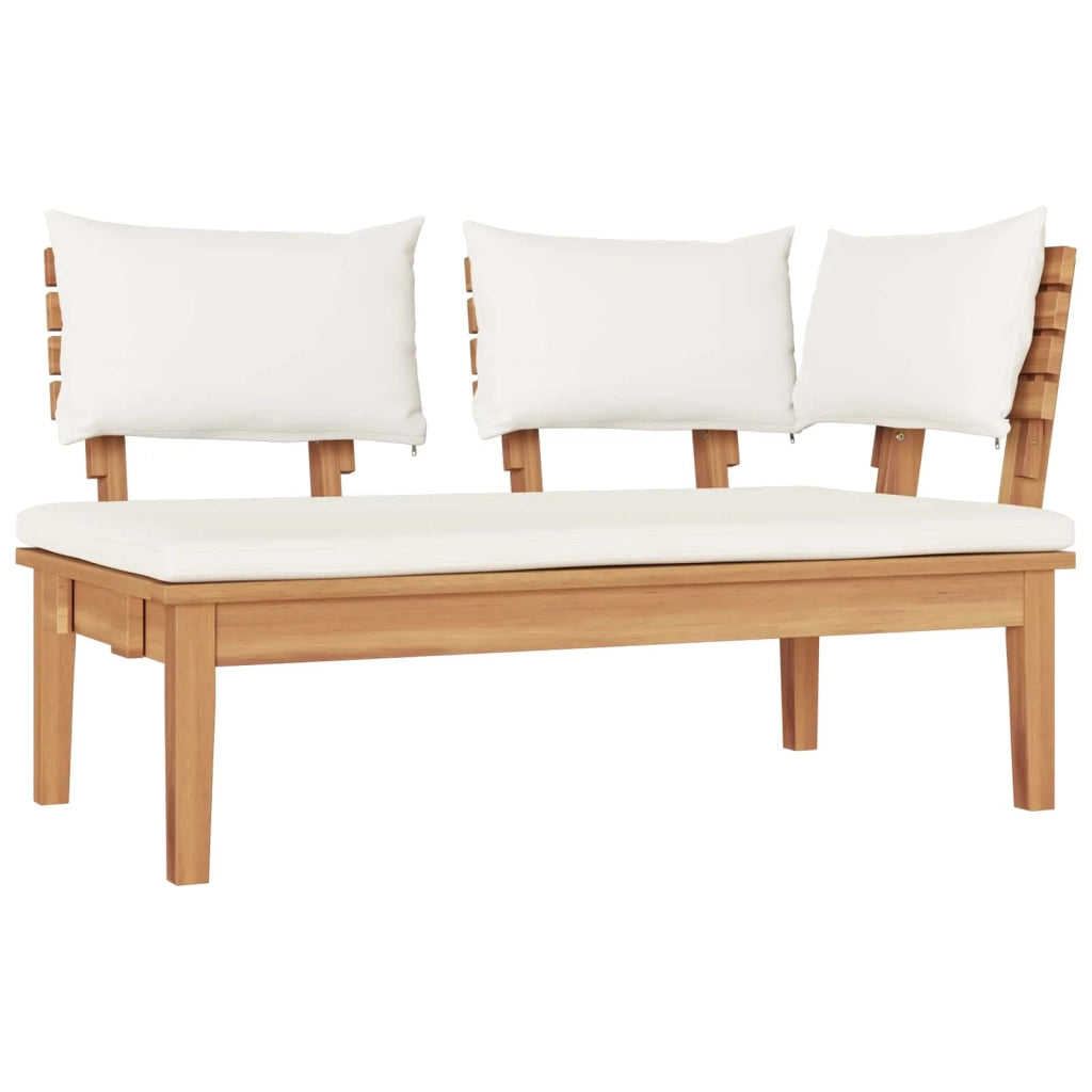Set Divano da Giardino 4 pcs Marrone e Crema 3356864