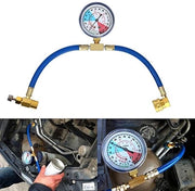 Kit di ricarica per condensatore R134A - Slang kit per auto - Nauwkeurige misuratore - Dimensioni 22x17x3,4 cm - Sistema di climatizzazione per auto
