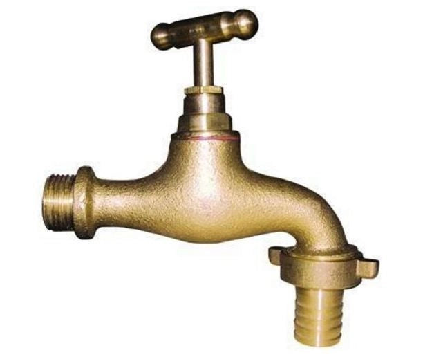 Vigor Rubinetto a Farfalla Ottone con Portagomma 1