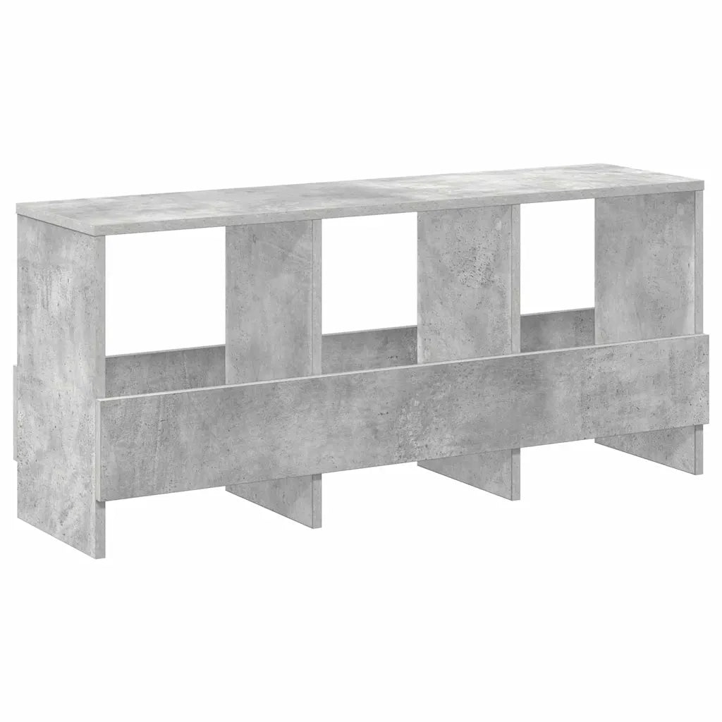 Scaffale per riviste Grigio cemento 102 x 30 x 45 cm 890963