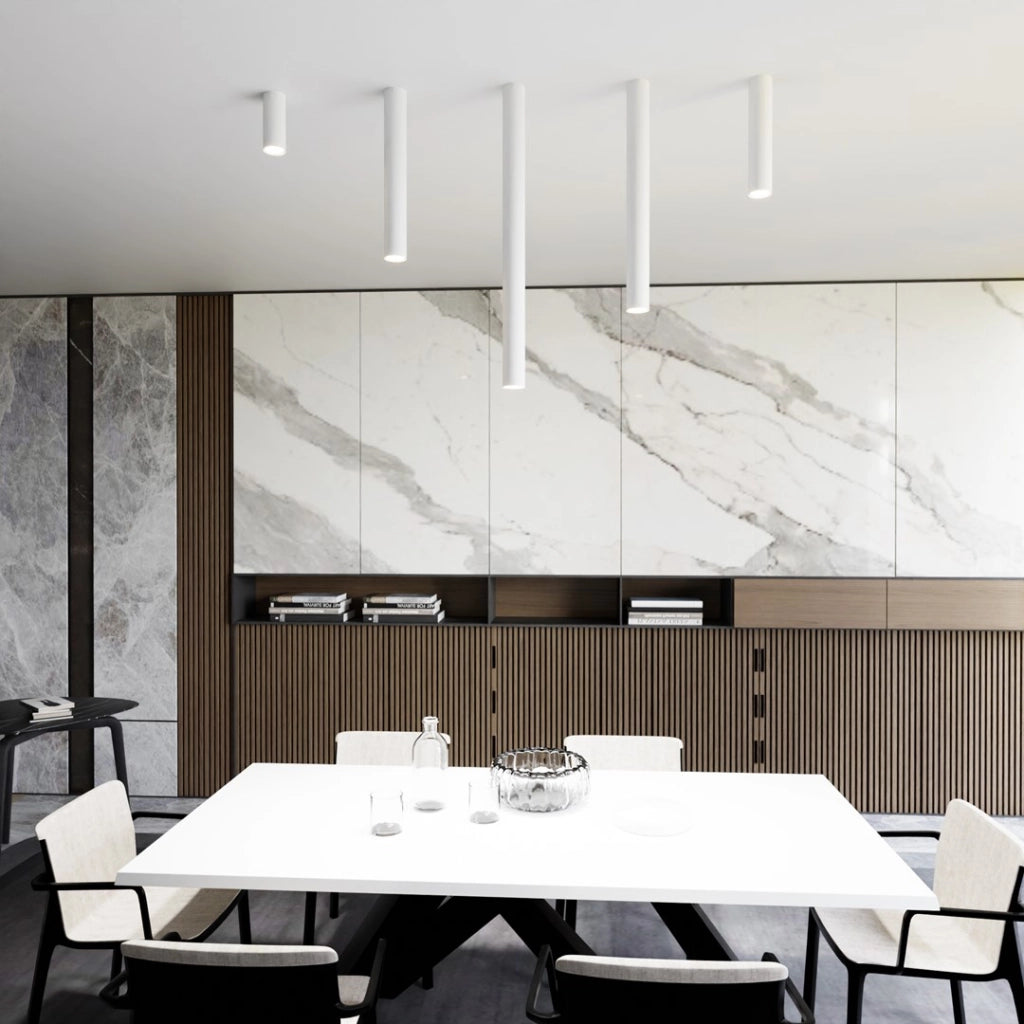 Spot soffitto bianco tondo 60cm 1xGU10 8W TECNO Emibig