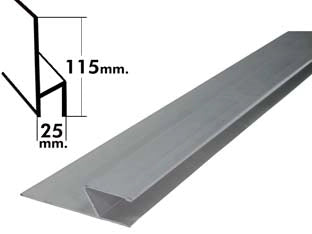 STADIE PROFILO H IN ALLUMINIO  cm.150h.