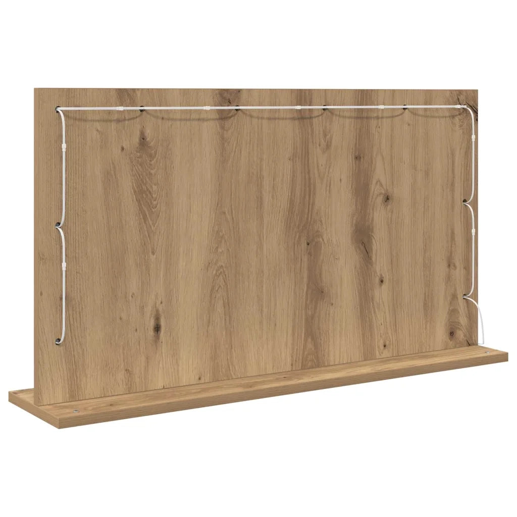 Specchio da Vanit¨¤ Rovere artigianale 80 x 45 x 18 cm