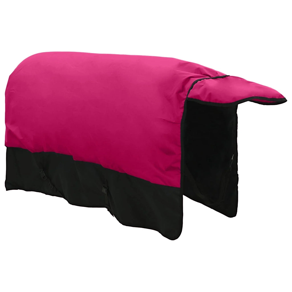 Coperta per Cavalli Rosa e Nero 165 cm Poliestere 42013086