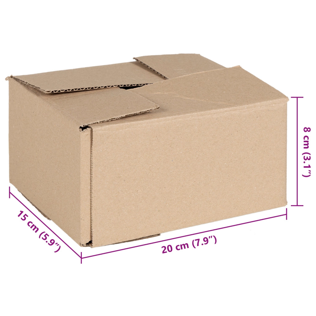 Scatola Pieghevole 50 pcs 20x15x10 cm Cartone