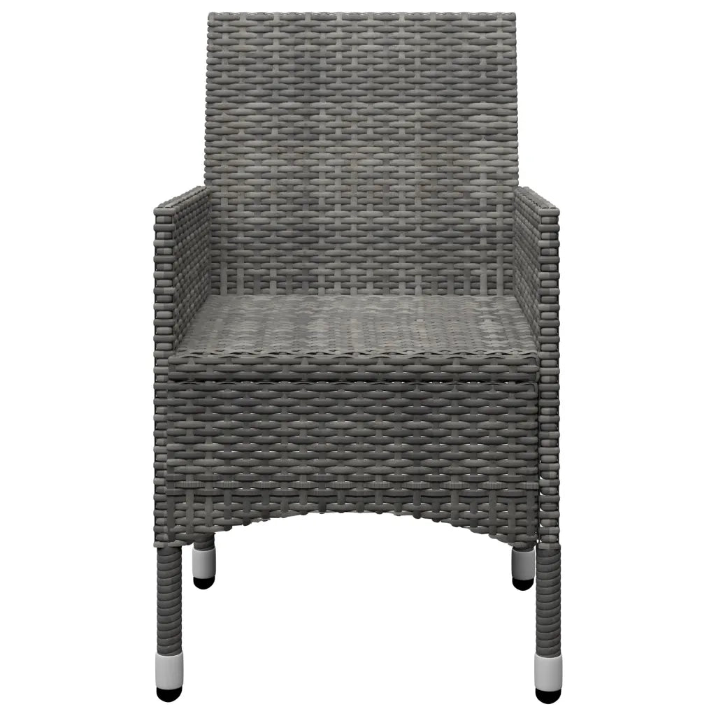 Set Mobili da Pranzo per Giardino 5 pz Grigio 3067672