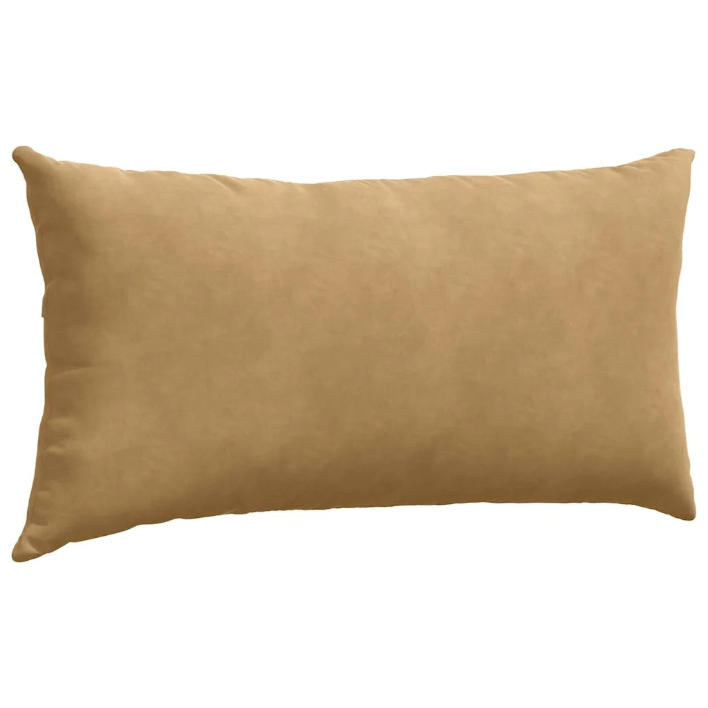 Cuscini da Divano 2 pcs Marrone 80 x 40 cm Tessuto in Cords 42013721