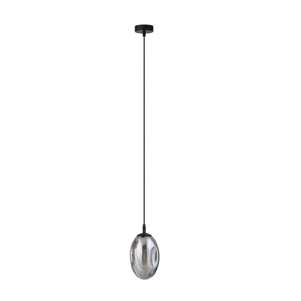 Emibig Astral lampada a sospensione E14 nera Ø12cm