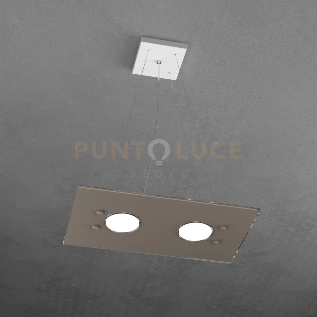 PATH SOSPENSIONE 2 LUCI TORTORA SCURO 1141-S2 R-TS