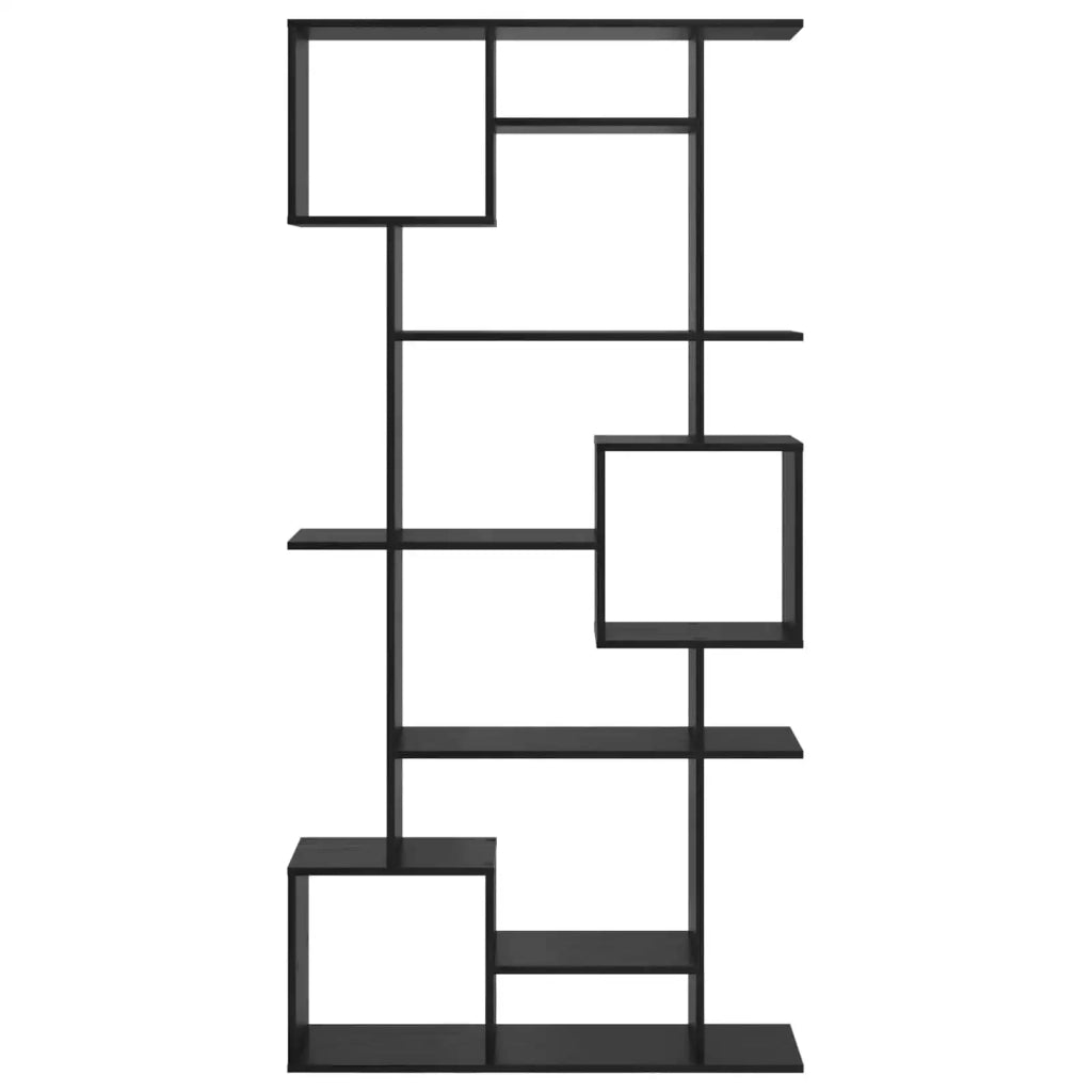Armadio per Libri Rovere Nero 92 x 29 x 188 cm 3388359