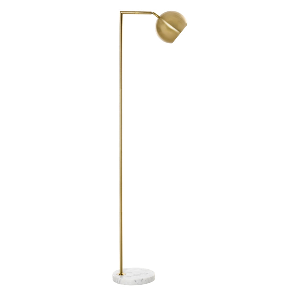 Lampada da Terra Moderna con Paralume Regolabile ¨C Minimal ¨C Oro