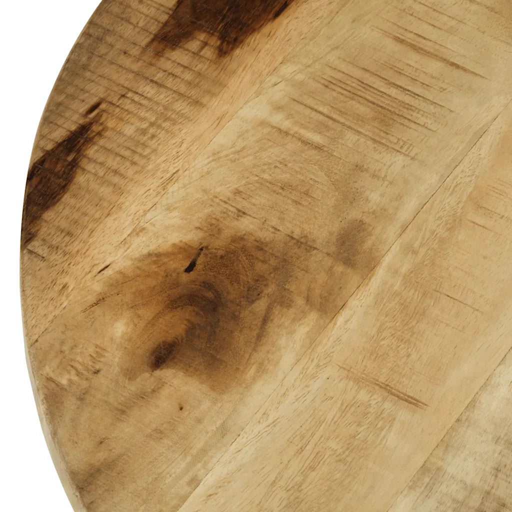 Tavolino da Salotto-Tavolino da soggiorno-Tavolo in Legno Massello Grezzo di Mango 60x40 cm
