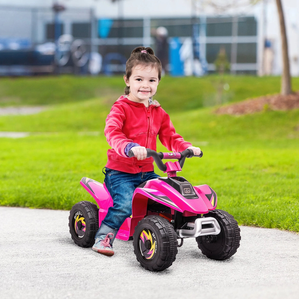 Quad Bambini Elettrico 6V ¨C Minimal ¨C Rosa 72x40x45.5 cm