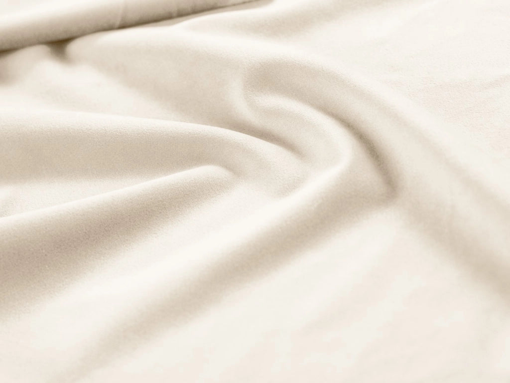 Cosmopolitan Design - Chaise longue sinistra "Vienna" in velluto beige chiaro 